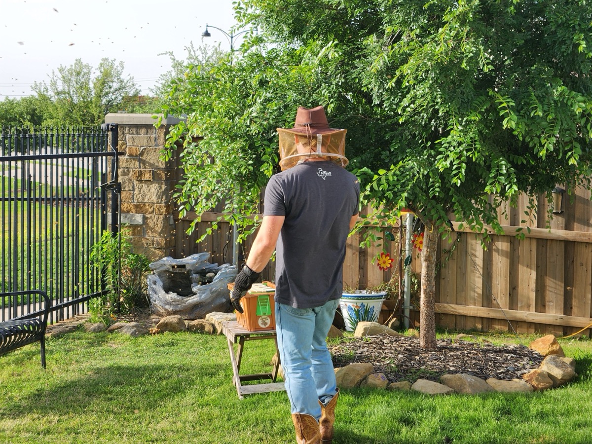 Still working — later in the job.