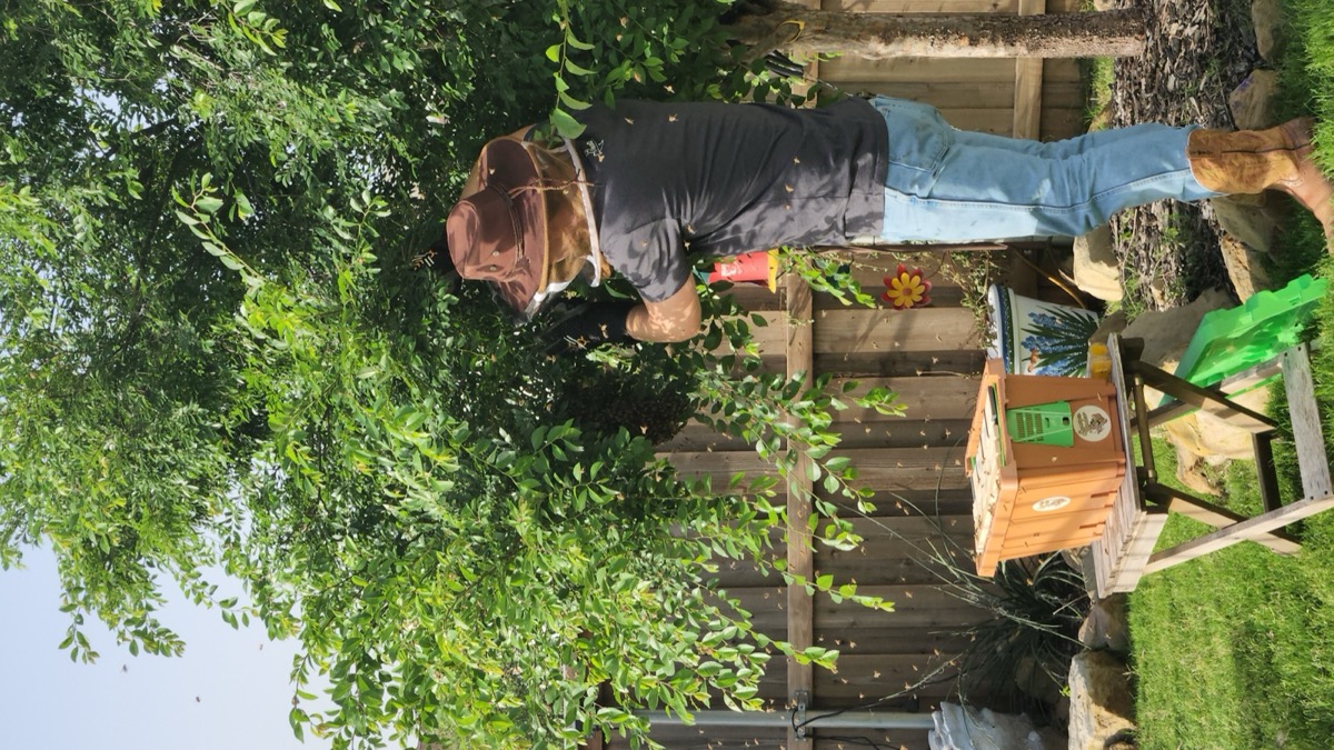 Final equipment check before heading out.